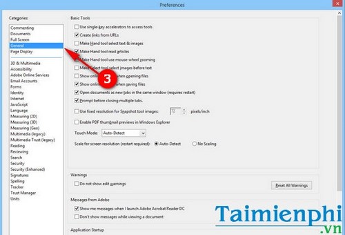 Mở file PDF mặc định sử dụng Adobe Reader