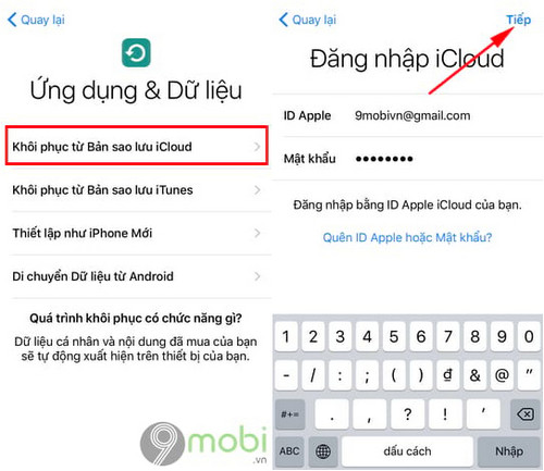 Cách đồng bộ ảnh từ iCloud về iPhone