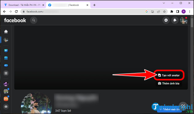 Cách tạo ảnh bìa Facebook bằng avatar trên điện thoại và máy tính
