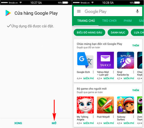 Hướng dẫn cài đặt CH Play trên điện thoại Android