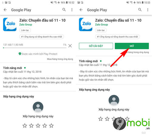 Bí quyết cập nhật Zalo trên điện thoại di động