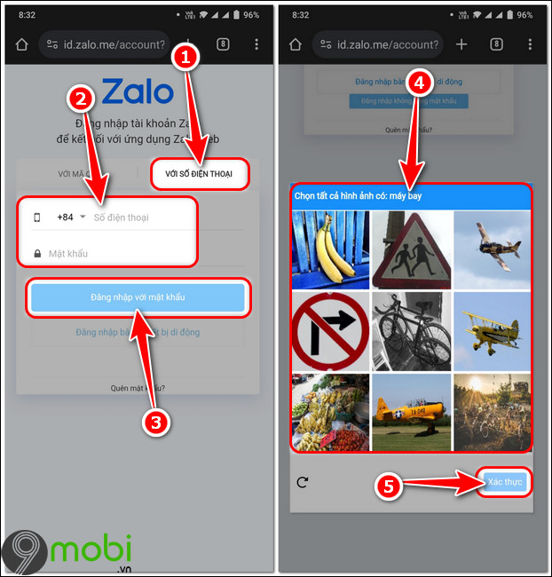 Hướng dẫn nhanh cách truy cập Zalo Web trên smartphone