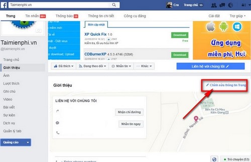 Hướng dẫn tạo Check-in cho Fanpage Facebook