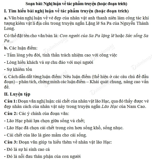 Nghị Luận Về 1 Tác Phẩm Truyện - Hướng Dẫn Chi Tiết Và Phân Tích Sâu