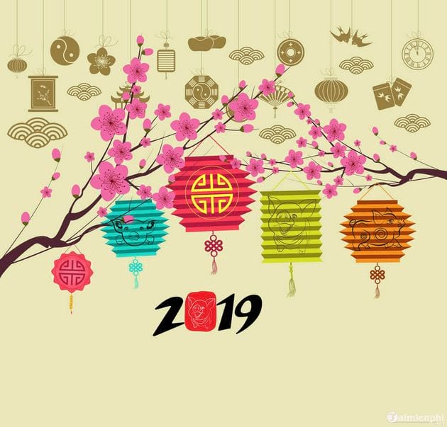 Bộ sưu tập hình nền cho máy tính và điện thoại năm mới 2019