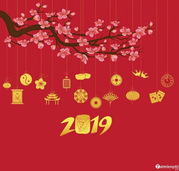 Bộ sưu tập hình nền cho máy tính và điện thoại năm mới 2019