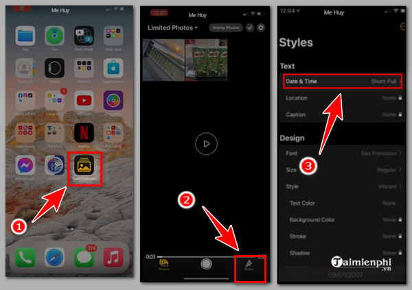 Cách chụp ảnh với ngày giờ trên iPhone một cách đơn giản nhất