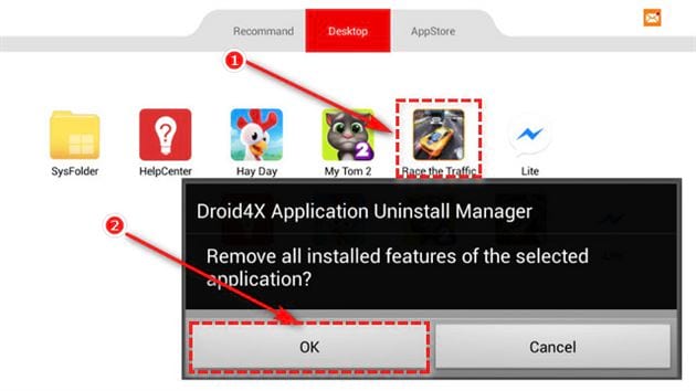 Bí quyết gỡ bỏ và xóa ứng dụng trên Droid4X, công cụ giả lập Android tiện ích