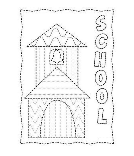 Bộ tranh nét đứt để bé rèn kỹ năng vẽ và tô màu