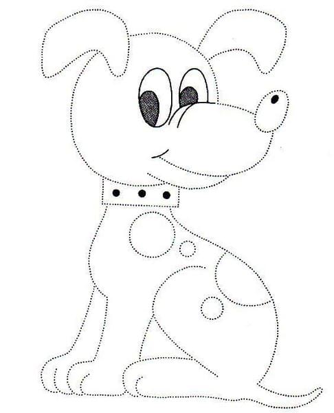 Bộ tranh nét đứt để bé rèn kỹ năng vẽ và tô màu