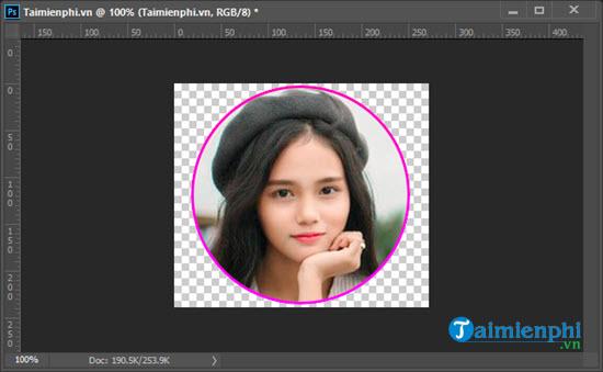 Bí quyết tạo ảnh hình tròn trong Photoshop CS6, CC 2020, CC 2021 ...