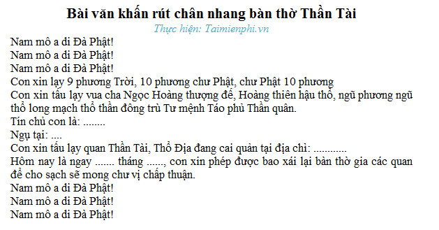 Bí quyết tỉa chân nhang cho bàn thờ Thần Tài, Gia Tiên