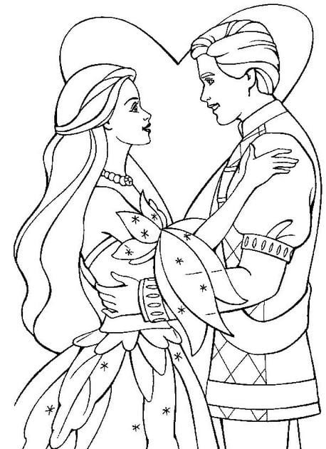 Tuyển tập tranh tô màu công chúa và hoàng tử được tải về nhiều nhất