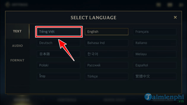 Bí quyết thay đổi ngôn ngữ tiếng Việt trong game Liên Minh Tốc Chiến