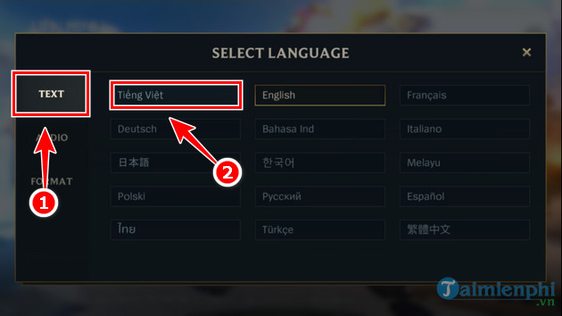 Bí quyết thay đổi ngôn ngữ tiếng Việt trong game Liên Minh Tốc Chiến