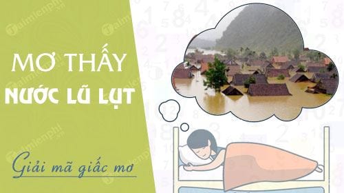 Nằm mơ thấy nước lũ lụt đánh vào con gì là điềm báo gì