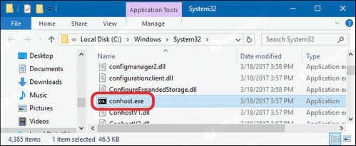 Thông tin về Console Window Host là gì?