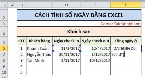 Công Thức Excel Tính Số Ngày - Hướng Dẫn Chi Tiết Và Ứng Dụng