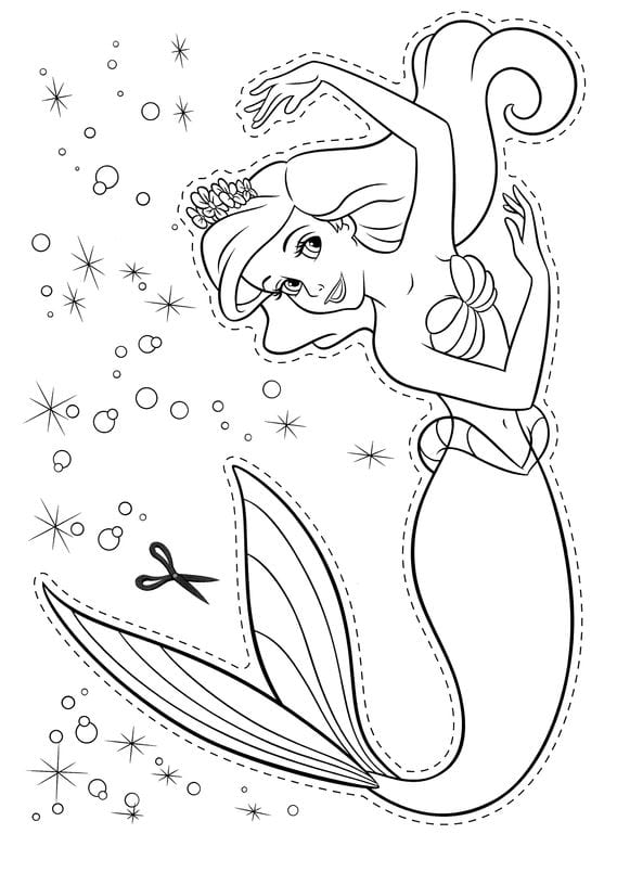 Cách vẽ nàng tiên cá Ariel - Dạy Vẽ