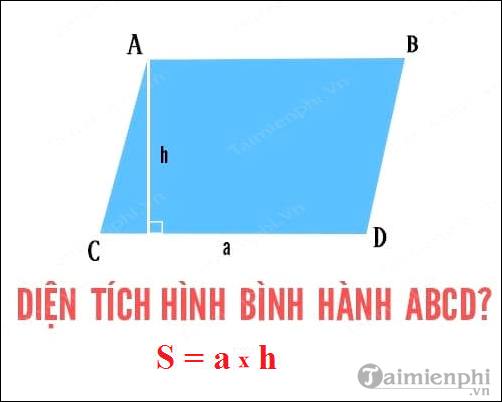 Cách tính diện tích và chu vi hình bình hành một cách sáng tạo