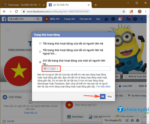 Bí quyết ẩn danh Facebook, tắt chế độ trò chuyện khi online