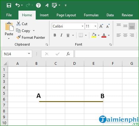 Bí quyết vẽ đường thẳng trong Excel