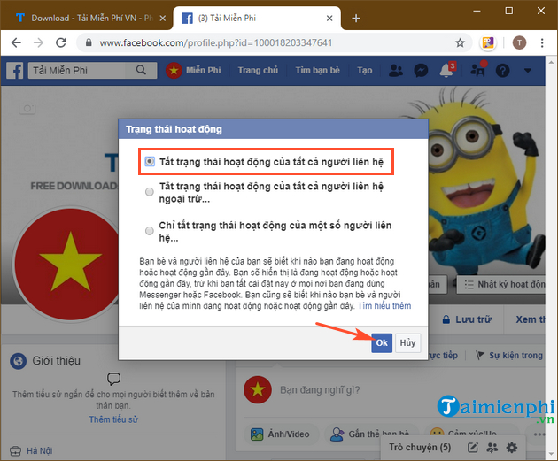 Bí quyết ẩn danh Facebook, tắt chế độ trò chuyện khi online