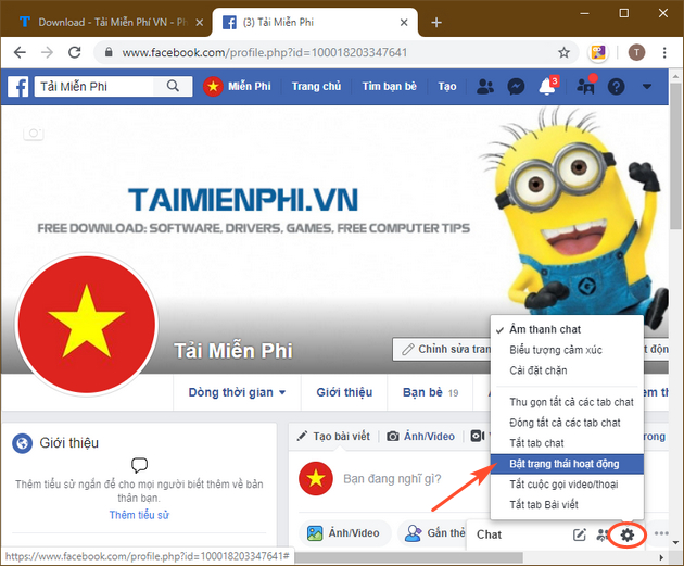 Bí quyết ẩn danh Facebook, tắt chế độ trò chuyện khi online