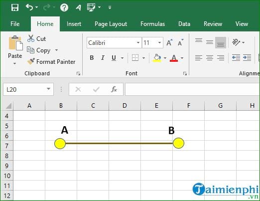 Bí quyết vẽ đường thẳng trong Excel