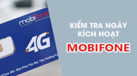 Kiểm tra ngày kích hoạt trên app My Mobifone