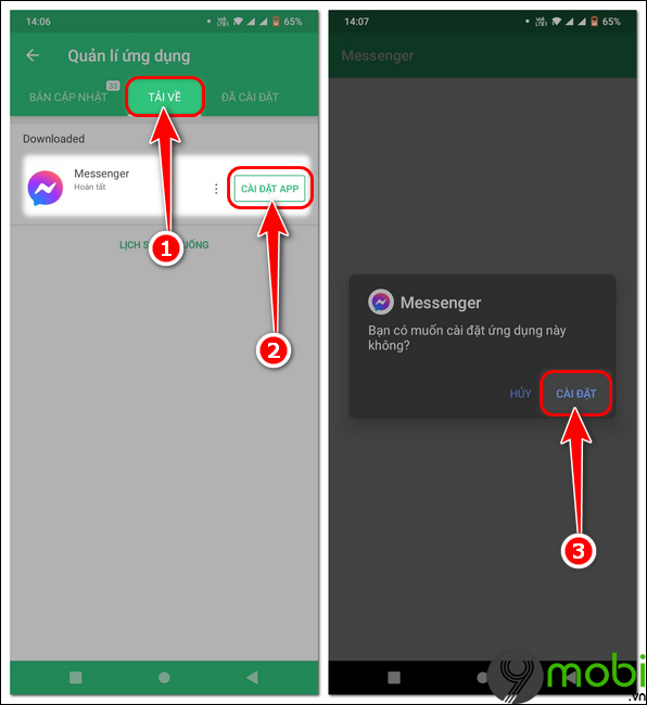 Bí quyết tải Messenger phiên bản cũ cho Android và iPhone
