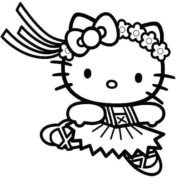 Miễn Phí 999+ Tranh Tô Màu Hello Kitty Dễ Thương, Đáng Yêu