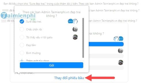 Cách tạo thăm dò ý kiến trên Facebook Messenger