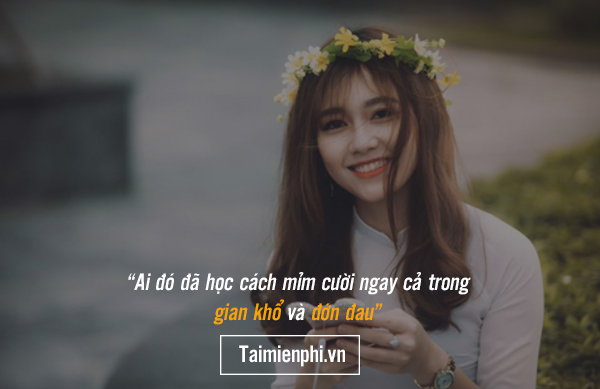 Những trạng thái tuyệt vời về nụ cười toả sáng