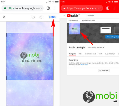Hướng dẫn đổi hình đại diện trên Youtube từ điện thoại