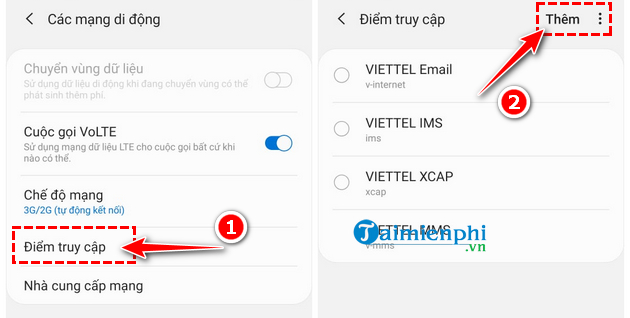 📲💻 Cách Cấu hình APN cho Viettel, MobiFone, Vinaphone, Vietnamobile