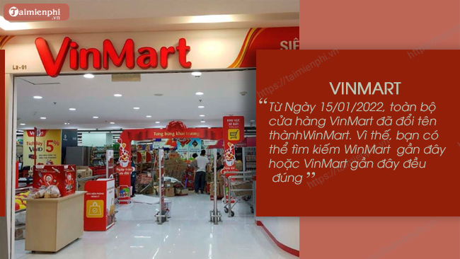 Danh sách cửa hàng WinMart gần bạn ở Hà Nội