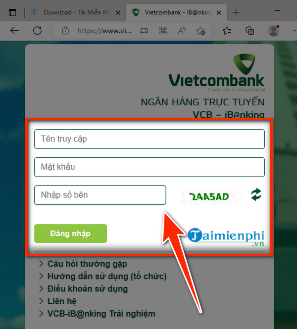 Cách kiểm tra tình hình tài khoản Vietcombank trực tuyến qua internet, thông tin, số tiền