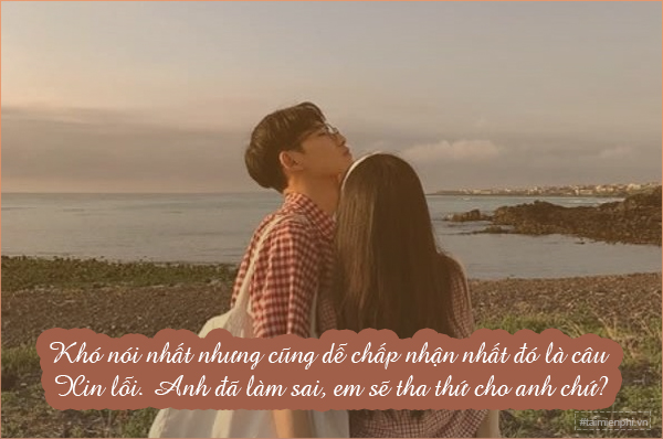 Cách xin lỗi ngọt ngào nhất trong tình yêu