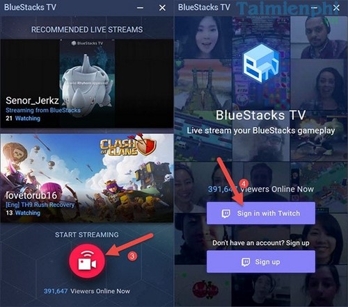 Trải nghiệm Sự kiện Chiến Dịch Huyền Thoại trực tiếp trên BlueStacks TV, livestreaming ngay bây giờ