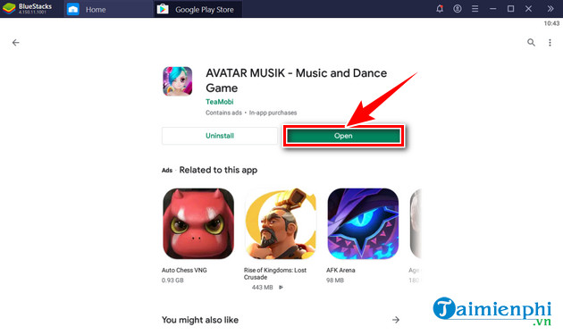 Hướng dẫn cài đặt và trải nghiệm Avatar Musik trên BlueStacks