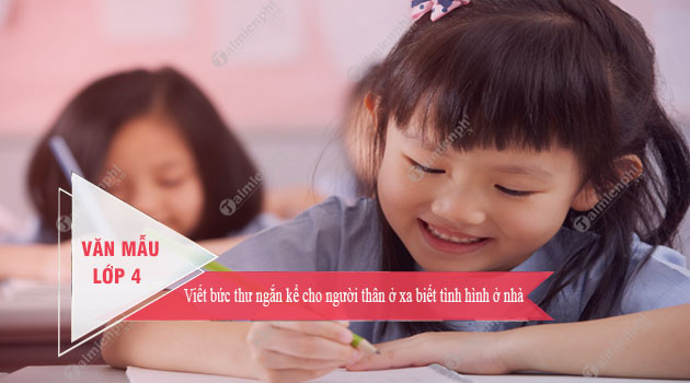 Gửi lá thư cho người thân ở xa