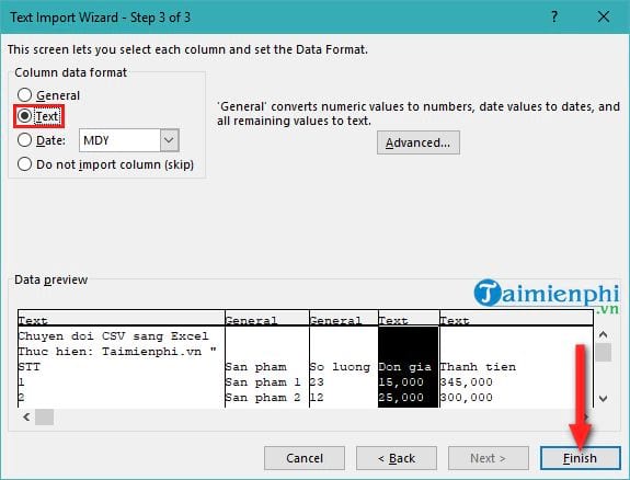 Hướng dẫn cách chuyển đổi từ CSV sang Excel