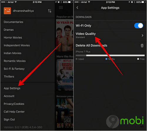 Bí quyết tải phim từ Netflix về điện thoại