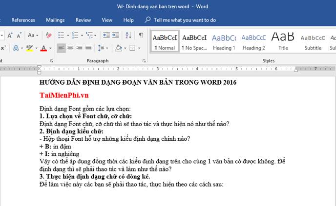 Hãy Nêu Các Bước Thực Hiện Định Dạng Văn Bản Đơn Giản và Hiệu Quả