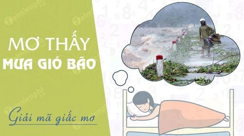 Mơ thấy trời mưa gió bão là điềm báo của cuộc phiêu lưu tâm linh đưa bạn đến những trải nghiệm đầy hứng thú