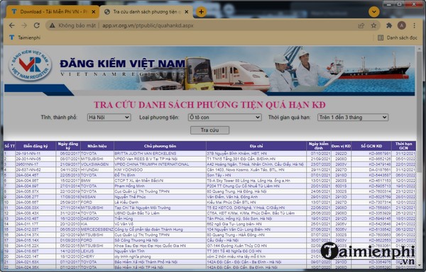 Cập nhật thời hạn đăng kiểm xe ô tô năm 2022 theo quy định mới nhất