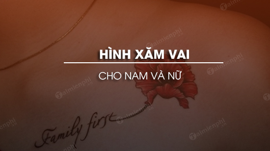 Nghệ thuật xăm vai đẹp cho cả nam và nữ