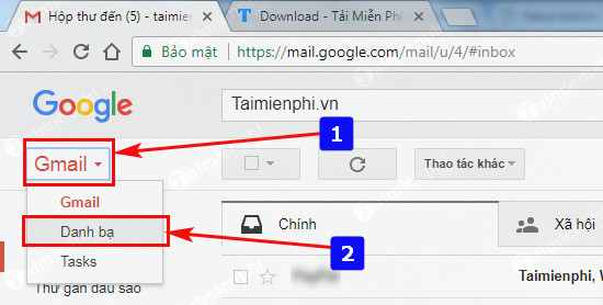 Cách xóa liên hệ khỏi danh bạ Gmail