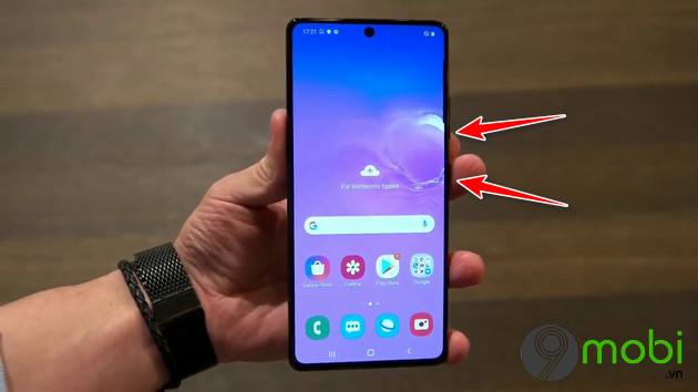 Cách chụp màn hình trên Samsung Galaxy S10 Lite